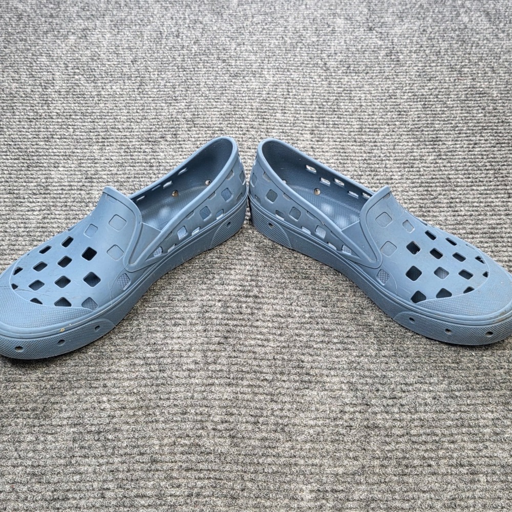 Vans Trek Slip-On Slate Blue Water Shoes Men's Size 9 Checkerboard Cutout - Picture 8 of 10